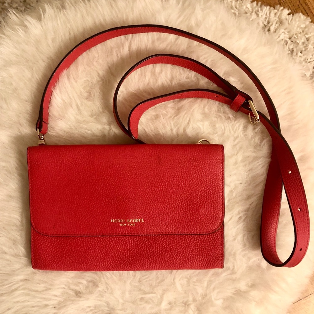 Henri Bendel Crossbody red bag